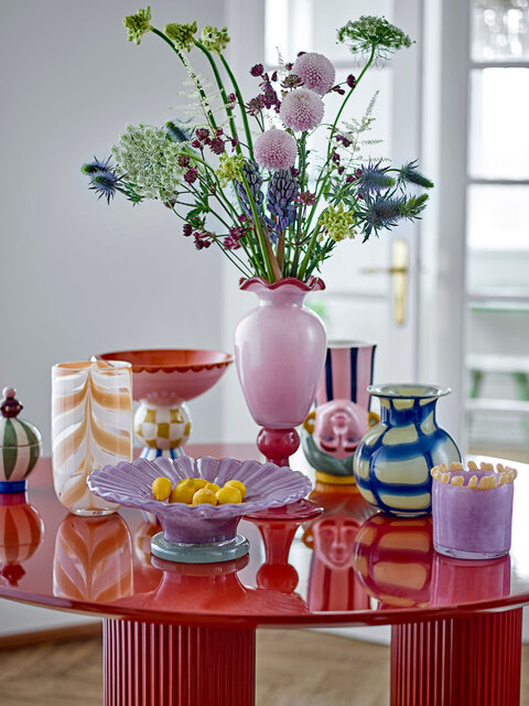 Bloomingville Frills vaas roze - 82072623