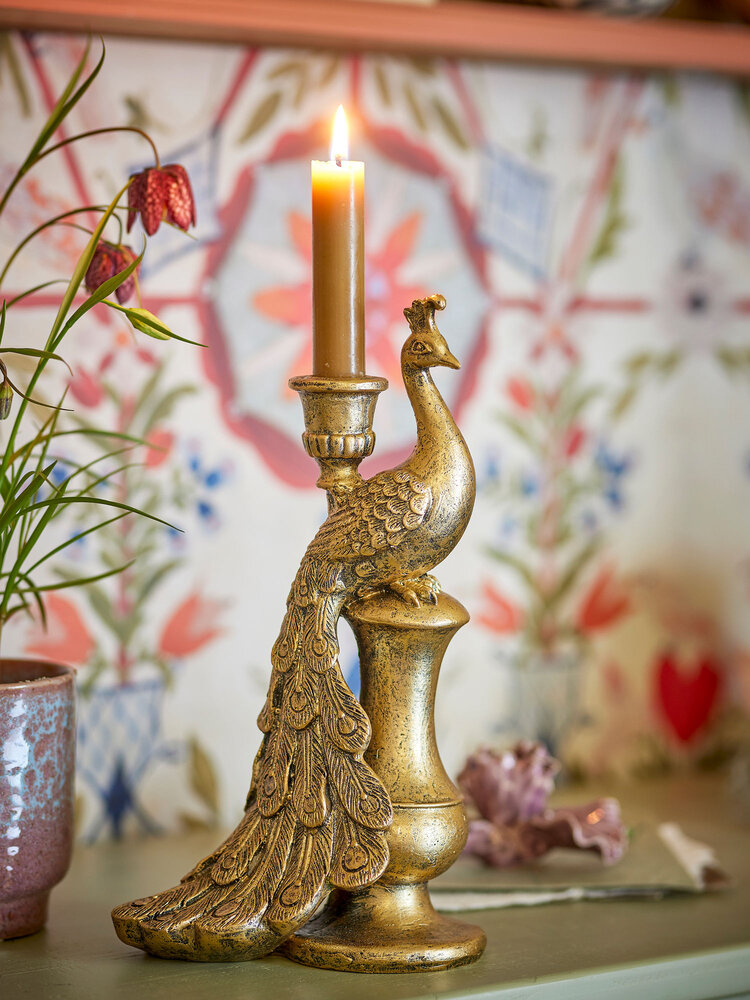 Bloomingville Tausi lysestage guld - 82072102 Bloomingville Tausi lysestage guld - 82072102