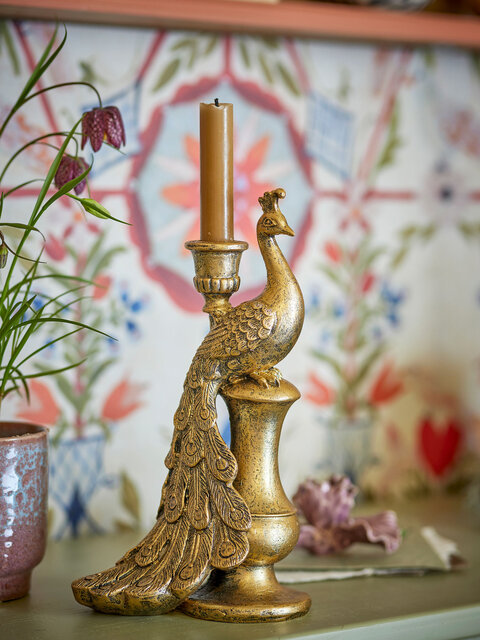 Bloomingville Tausi lysestage guld - 82072102 Bloomingville Tausi lysestage guld - 82072102