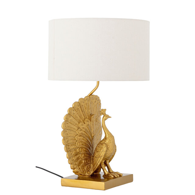 Bloomingville Påfugl bordlampe gull - 82068666