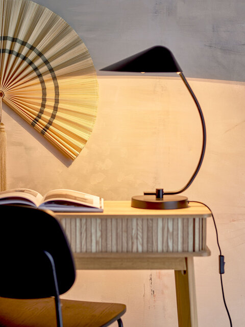 Bloomingville Lampe de table Nisella noire - 82068686