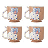 Bloomingville Missy mokken set van 4 stuks - 82063040 Bloomingville Missy mokken set van 4 stuks - 82063040