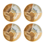 Bloomingville Lacey schalen geel set van 4 stuks - 82072536