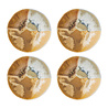 Bloomingville Lacey bowls yellow set of 4 pieces - 82072536 Bloomingville Lacey bowls yellow set of 4 pieces - 82072536