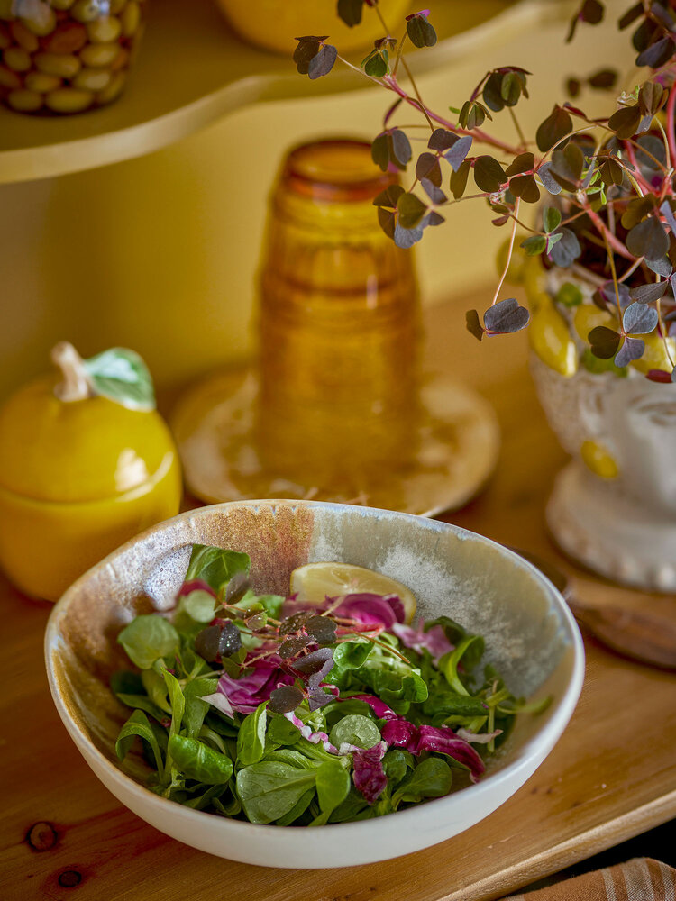 Bloomingville Lacey boller gult sett med 4 deler - 82072536 Bloomingville Lacey boller gult sett med 4 deler - 82072536