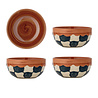 Bloomingville Check schaaltjes set van 4 stuks - 82072603 Bloomingville Check schaaltjes set van 4 stuks - 82072603