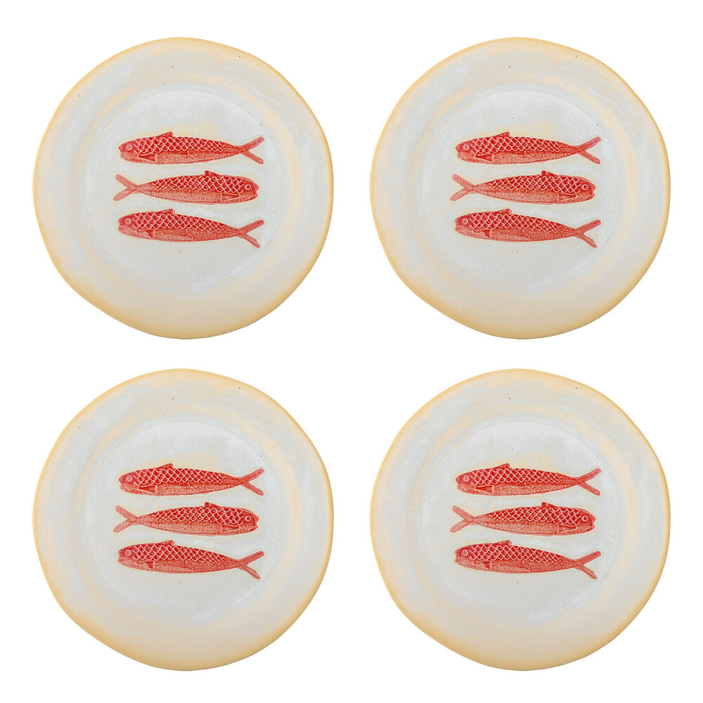 Bloomingville Had plates set of 4 pieces - 82072573 Bloomingville Had plates set of 4 pieces - 82072573