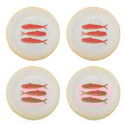 Bloomingville Sæt med 4 stk. tallerkener - 82072573 Bloomingville Sæt med 4 stk. tallerkener - 82072573