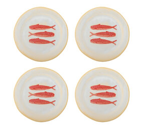 Bloomingville Hadden borden  set van 4 stuks Bloomingville Hadden borden  set van 4 stuks