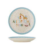 Bloomingville Mini Assiettes Celebrate bleues, lot de 6 pièces - 82063092 Bloomingville Mini Assiettes Celebrate bleues, lot de 6 pièces - 82063092