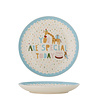 Bloomingville Mini Juego de 6 platos Celebrate azules - 82063092 Bloomingville Mini Juego de 6 platos Celebrate azules - 82063092