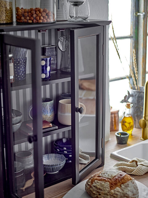 Bloomingville Armoire Hazem noire - 82064974 Bloomingville Armoire Hazem noire - 82064974