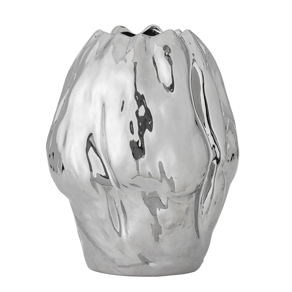 Bloomingville Vase Bobby argent - 82062637 Bloomingville Vase Bobby argent - 82062637