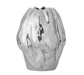 Bloomingville Bobby Vase Silber