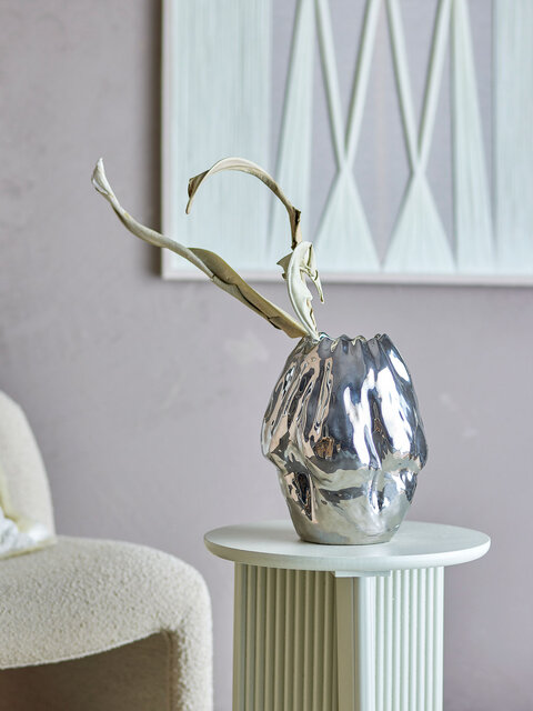 Bloomingville Vaso Bobby argento - 82062637