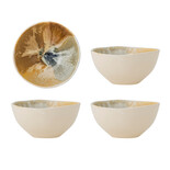 Bloomingville Lacey schaaltjes geel set van 4 stuks - 82072535 Bloomingville Lacey schaaltjes geel set van 4 stuks - 82072535