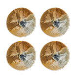 Bloomingville Lacey schaaltjes geel set van 4 stuks - 82072535 Bloomingville Lacey schaaltjes geel set van 4 stuks - 82072535