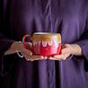 Bloomingville Sheen Tassen rot 4er Set - 82072526 Bloomingville Sheen Tassen rot 4er Set - 82072526