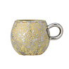 Bloomingville Paula mokken geel/zilver set van 4 stuks - 82072412 Bloomingville Paula mokken geel/zilver set van 4 stuks - 82072412