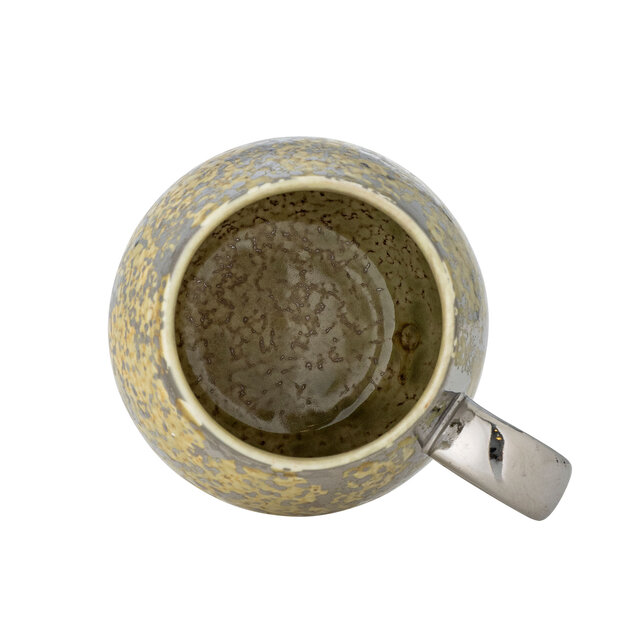 Bloomingville Paula mokken geel/zilver set van 4 stuks - 82072412