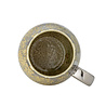 Bloomingville Paula mokken geel/zilver set van 4 stuks - 82072412 Bloomingville Paula mokken geel/zilver set van 4 stuks - 82072412