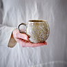 Bloomingville Ensemble de 4 mugs Paula jaune/argent - 82072412 Bloomingville Ensemble de 4 mugs Paula jaune/argent - 82072412