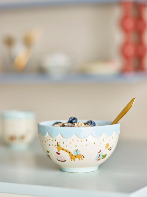 Bloomingville Mini Celebrate schaaltjes blauw set van 6 stuks - 82063155