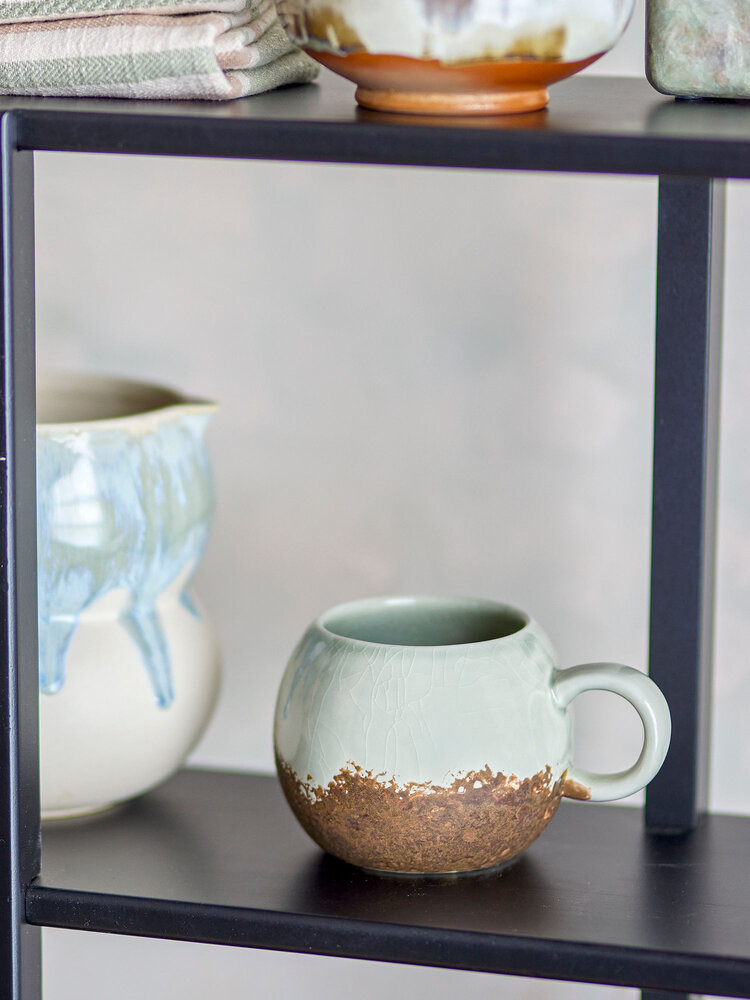 Bloomingville Ensemble de 4 mugs Paula marron/vert - 82072659