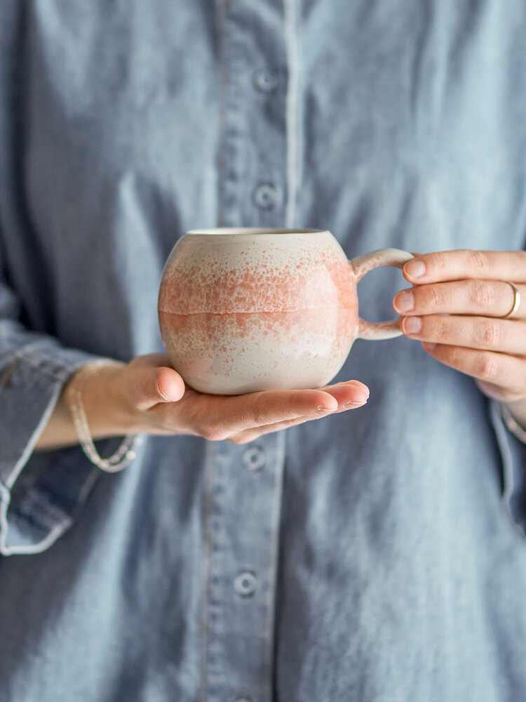 Bloomingville Paula krus oransje sett med 4 deler - 82072662