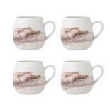Bloomingville Lot de 4 mugs Lyre marron - 82072551