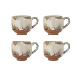 Bloomingville Ensemble de 4 tasses en jade Bloomingville Ensemble de 4 tasses en jade