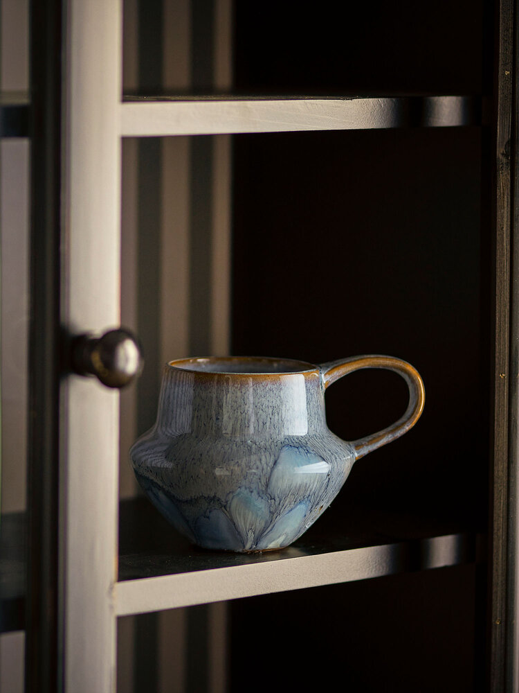 Bloomingville Bessie mugs blue set of 4 pieces - 82072477 Bloomingville Bessie mugs blue set of 4 pieces - 82072477