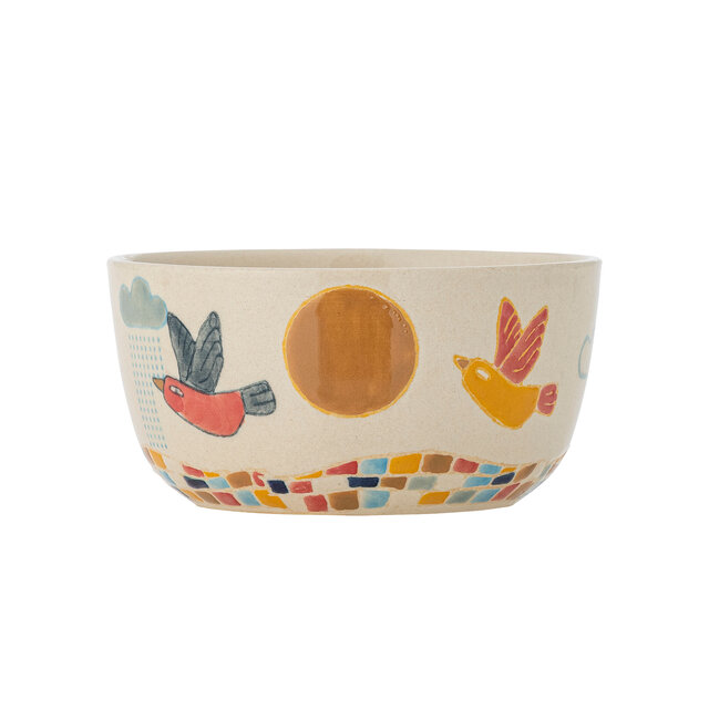 Bloomingville Mini Colorine skålar naturfärgade set med 6 delar - 82063009 Bloomingville Mini Colorine skålar naturfärgade set med 6 delar - 82063009