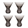Bloomingville Verres à cocktail Corliss gris, lot de 4 pièces - 82072450 Bloomingville Verres à cocktail Corliss gris, lot de 4 pièces - 82072450
