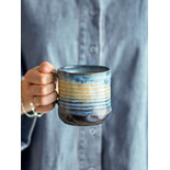 Bloomingville Deana mugs blue set of 4 pieces - 82072422