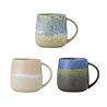 Bloomingville Cloe mokken blauw set van 3 stuks - 82072530 Bloomingville Cloe mokken blauw set van 3 stuks - 82072530