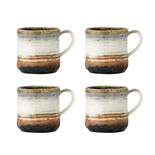 Bloomingville Ensemble de 4 mugs Deana marron - 82072423