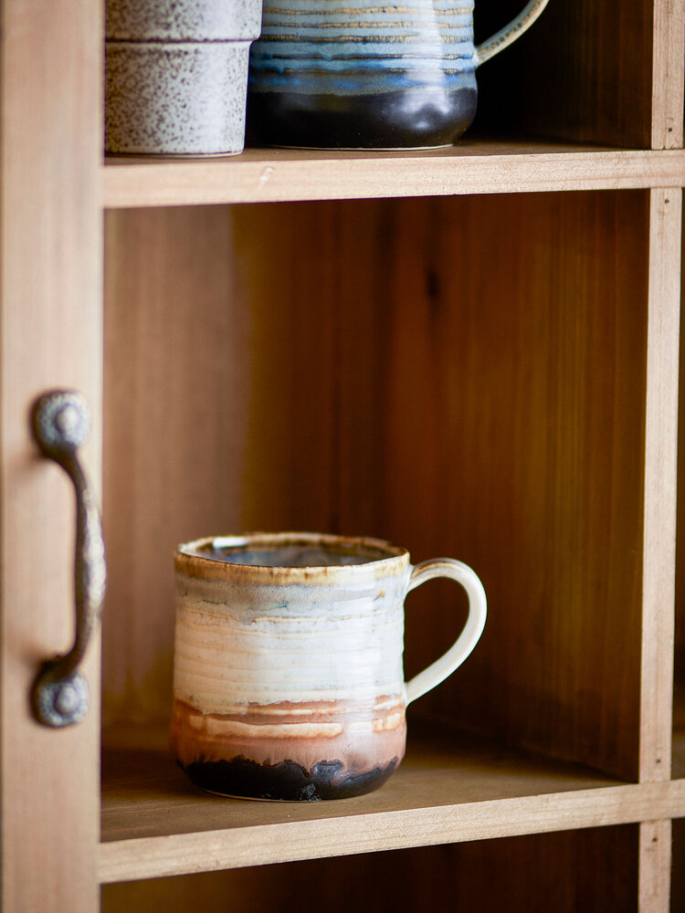 Bloomingville Deana mugs brown set of 4 pieces - 82072423