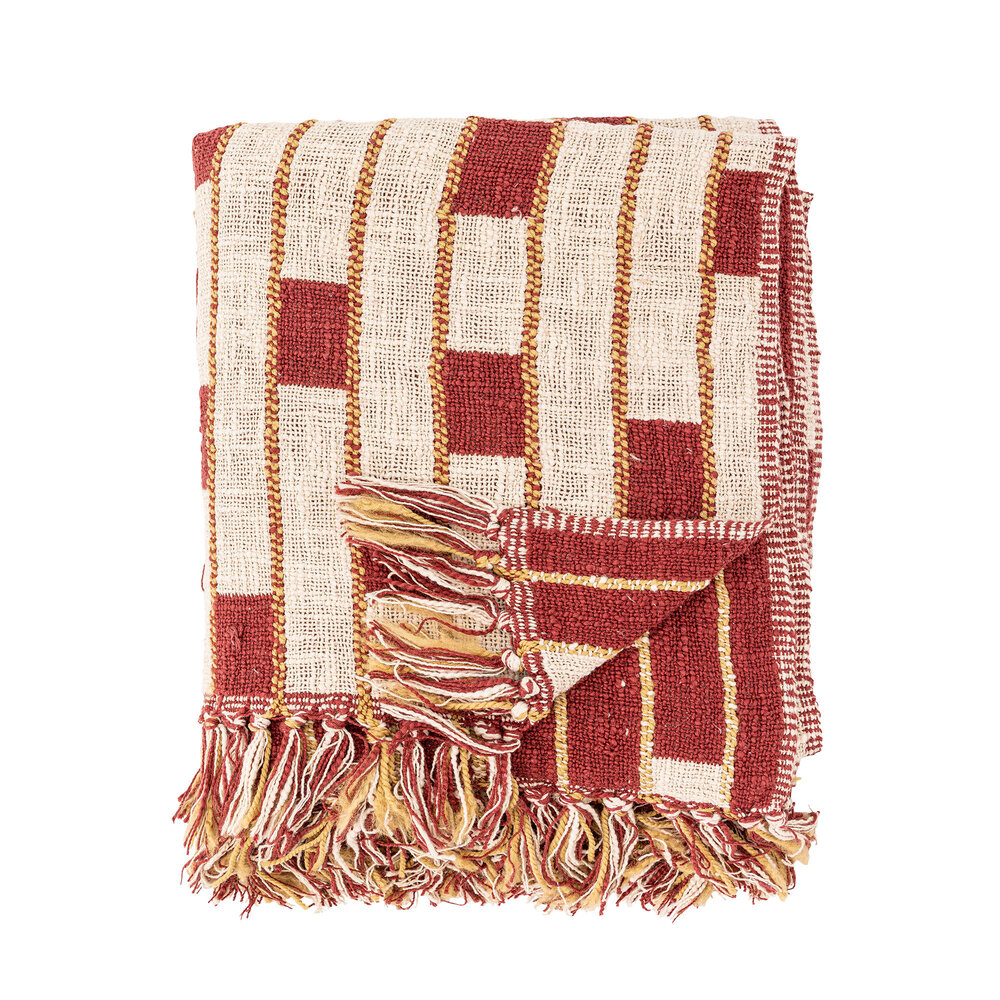 Bloomingville Cang plaid rood - 82066545 Bloomingville Cang plaid rood - 82066545