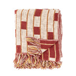 Bloomingville Cang plaid rood - 82066545 Bloomingville Cang plaid rood - 82066545