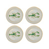 Bloomingville Platos Hadden verdes Ø21cm set de 4 piezas - 82072544 Bloomingville Platos Hadden verdes Ø21cm set de 4 piezas - 82072544