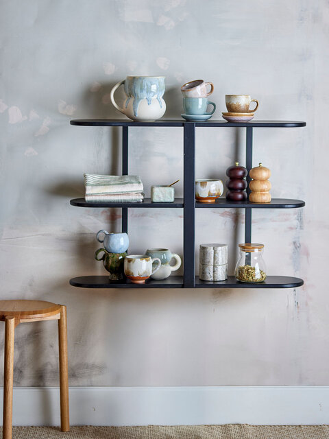 Bloomingville Vicente wall cabinet black - 82065016 Bloomingville Vicente wall cabinet black - 82065016