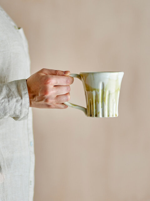 Bloomingville Joseph mugs green set of 4 pieces - 82072433 Bloomingville Joseph mugs green set of 4 pieces - 82072433