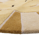 Bloomingville Mini Tapis Sun jaune - 82062074 Bloomingville Mini Tapis Sun jaune - 82062074