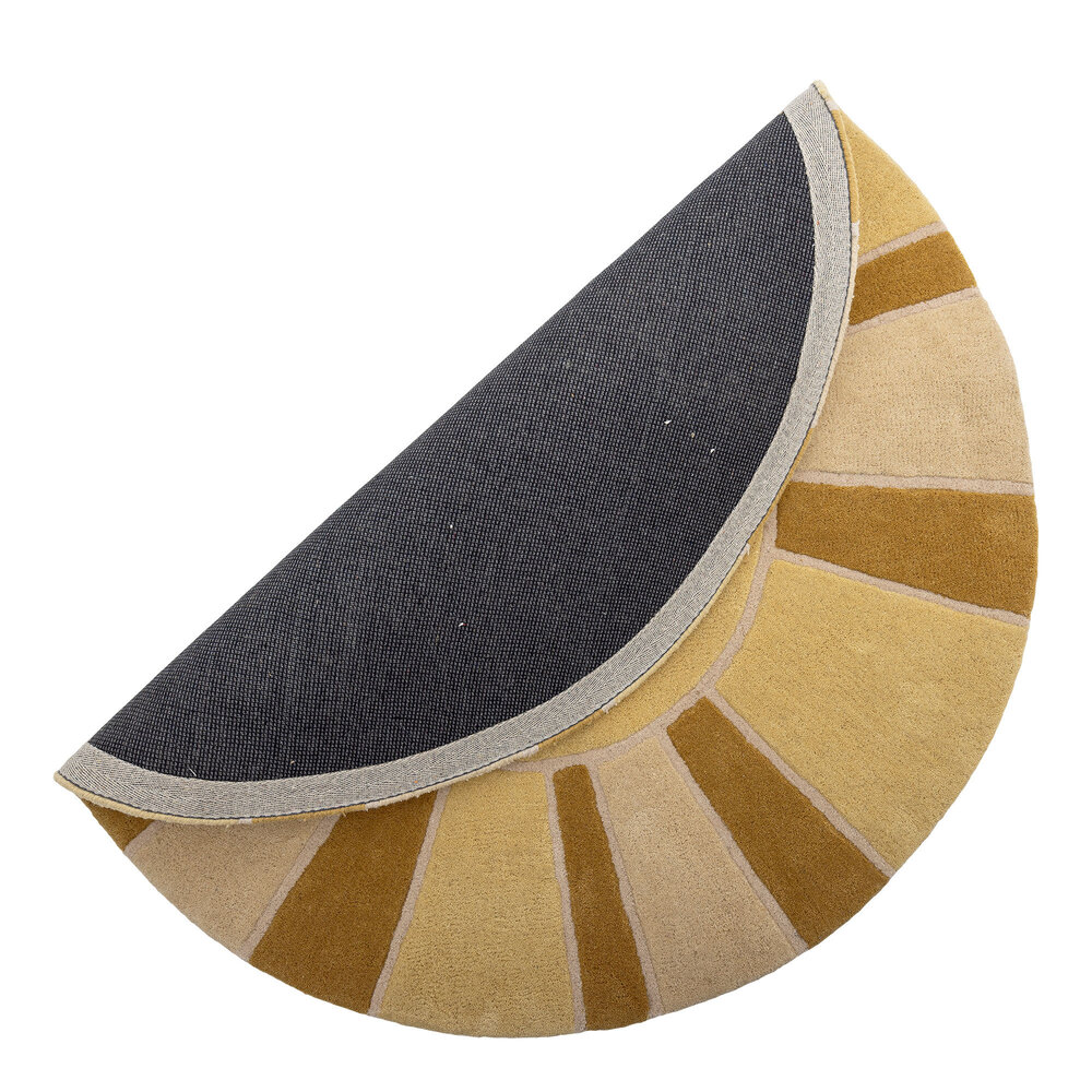 Bloomingville Mini Tapis Sun jaune - 82062074 Bloomingville Mini Tapis Sun jaune - 82062074