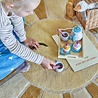 Bloomingville Mini Sun vloerkleed geel - 82062074 Bloomingville Mini Sun vloerkleed geel - 82062074