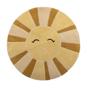 Bloomingville Mini Tapis Sun jaune - 82062074 Bloomingville Mini Tapis Sun jaune - 82062074