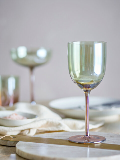 Bloomingville Aston wine glasses bronze set of 4 - 82072596 Bloomingville Aston wine glasses bronze set of 4 - 82072596