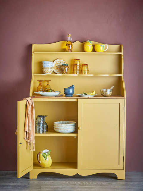 Bloomingville Armoire Libby jaune - 82065103 Bloomingville Armoire Libby jaune - 82065103