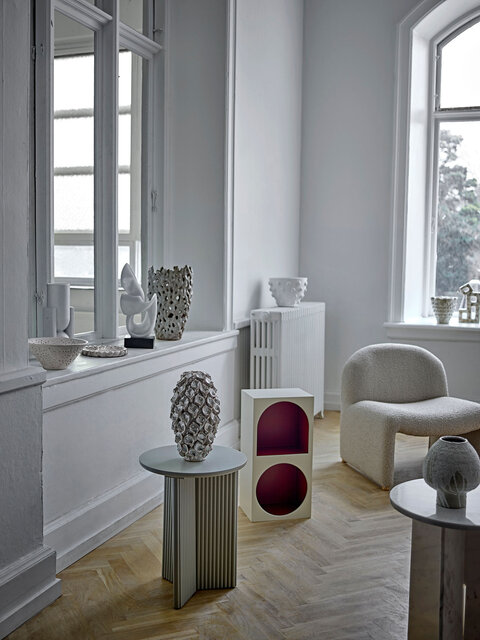 Bloomingville Edith bijzettafel wit - 82065054 Bloomingville Edith bijzettafel wit - 82065054